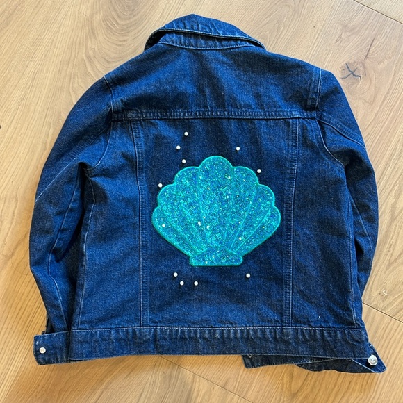 Original DISNEY MERMAID Jean jacket - Picture 4 of 9